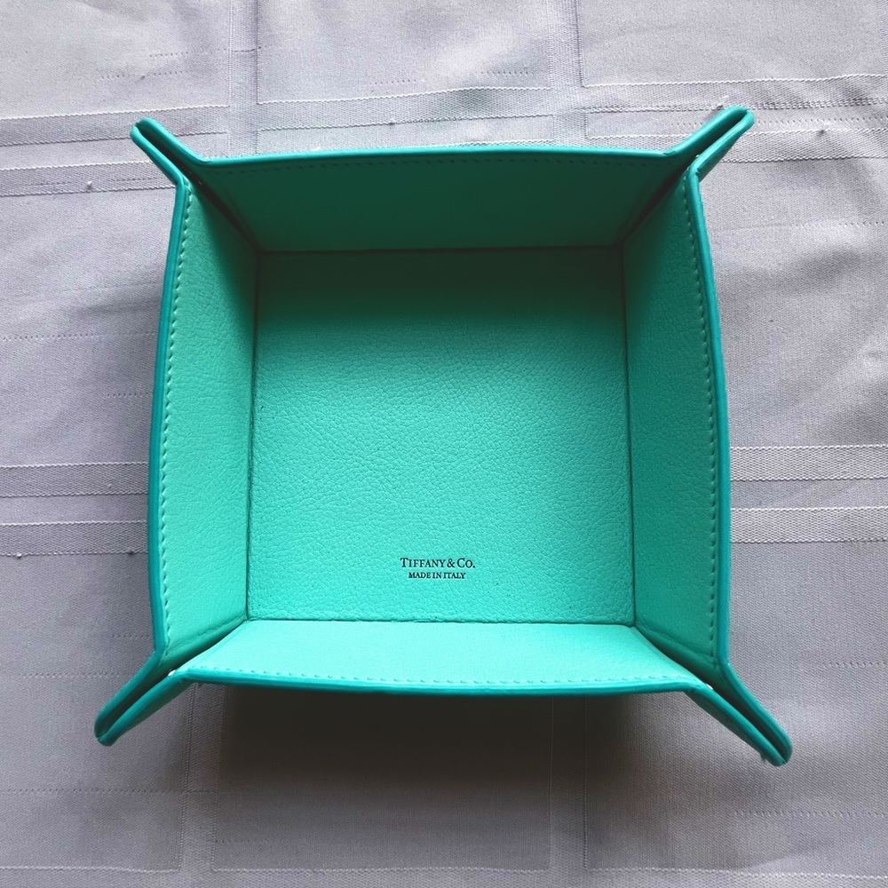 Tiffany & Co. Leather Snap Tray *Discontinued Item*